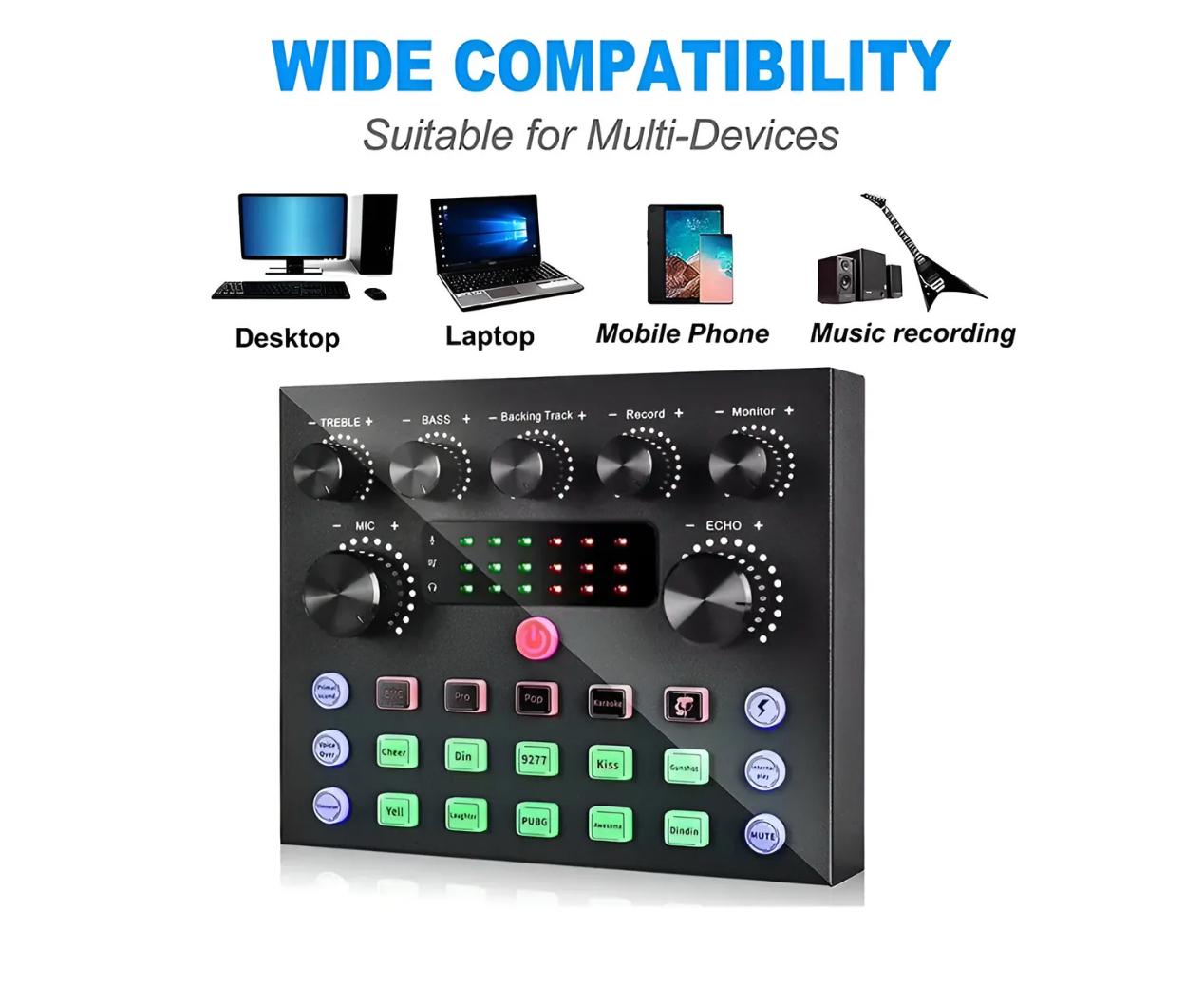 Mezclador de Sonido v8S