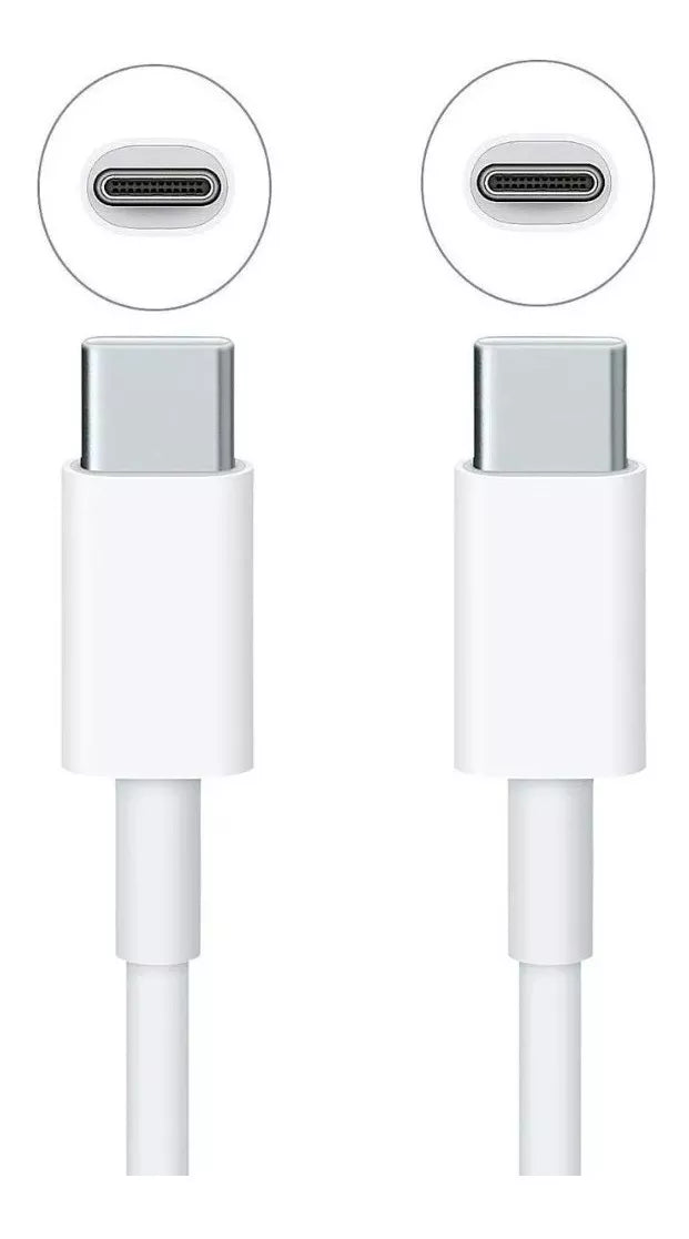 Cable Apple de conector Tipo C a USB-C de 1M - Blanco
