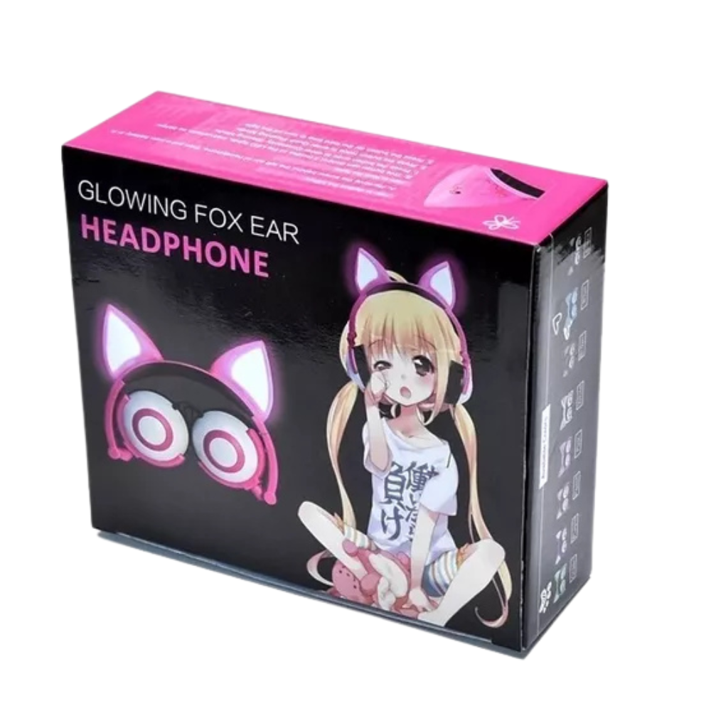 Lx-x109 - Audífonos Plegables Para Oreja, Diseño De Zorro