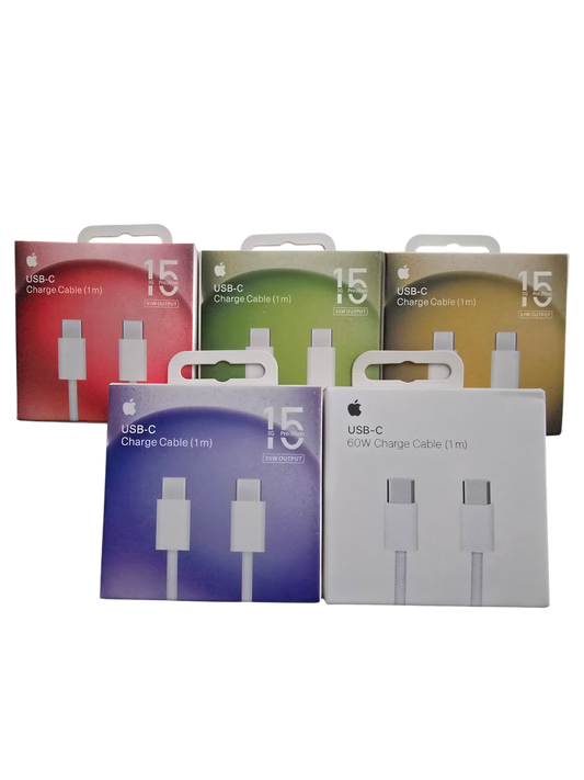 Cable Apple de conector Tipo C a USB-C de 1M - Colores