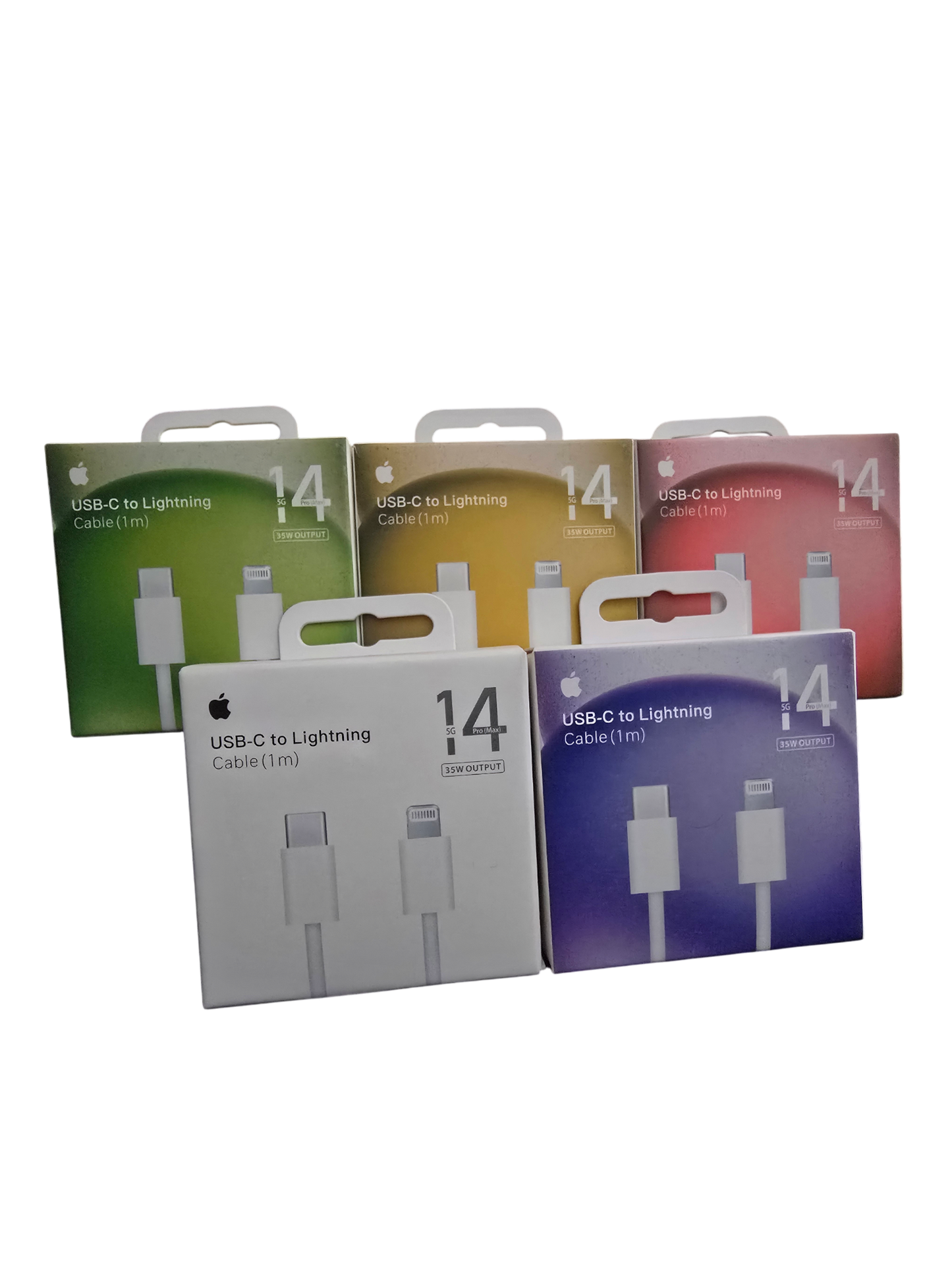 Cable Apple de conector Lightning a USB-C de 1M - Colores