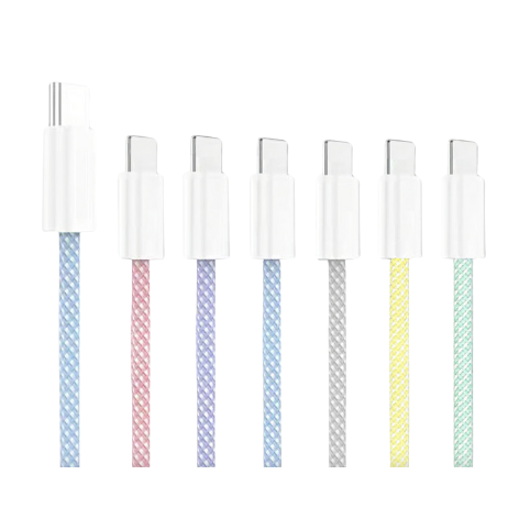 Cable Apple de conector Lightning a USB-C de 1M - Colores