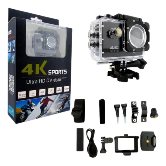 Cámara Deportiva 4K Tipo GoPro