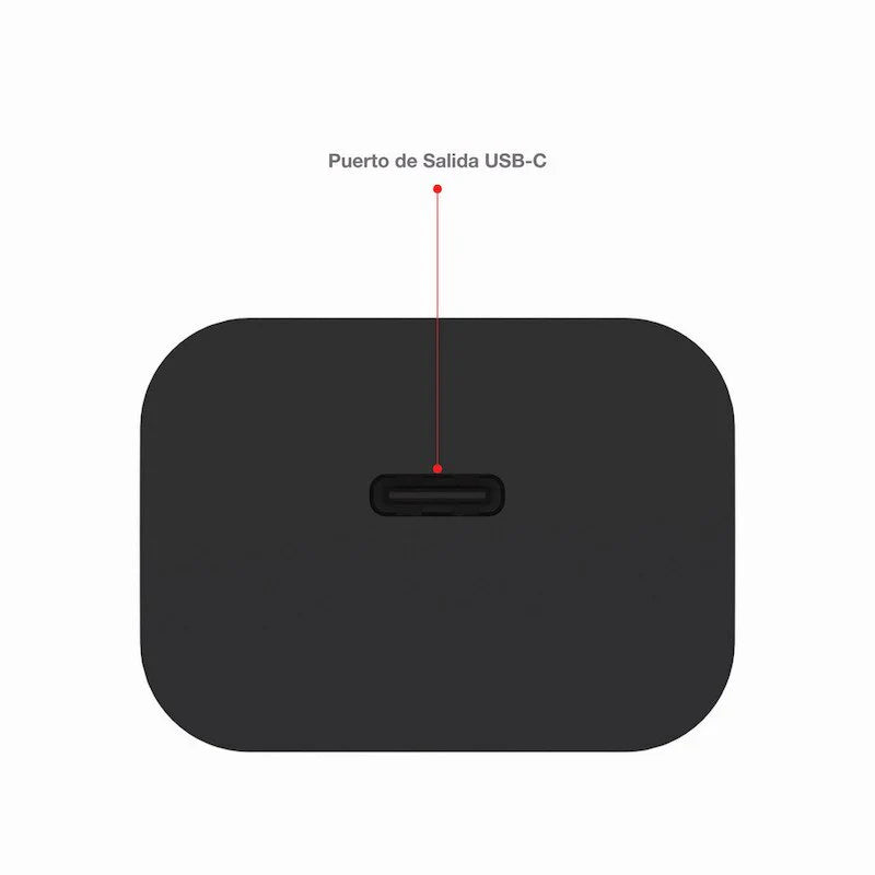 Cargador de pared Mophie PD USB-C de 20 W - Carga Rápida