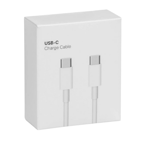 Cable Apple de conector Tipo C a USB-C de 1M - Blanco